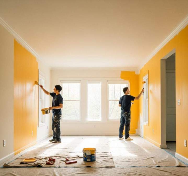 travaux de peinture